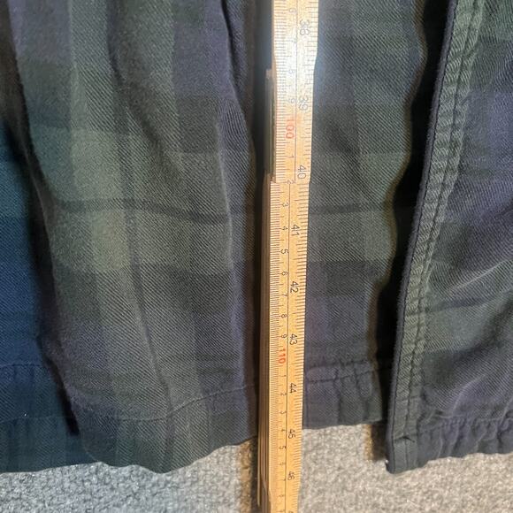 Polo Ralph Lauren Robe Mens Small/Medium Green Black Watch Plaid Tartan Vtg - Picture 6 of 13